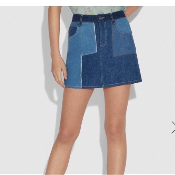 Coach Patchwork Skirt - Picture 2 of 7